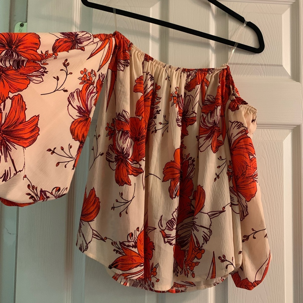 Floral Off the Shoulder Top